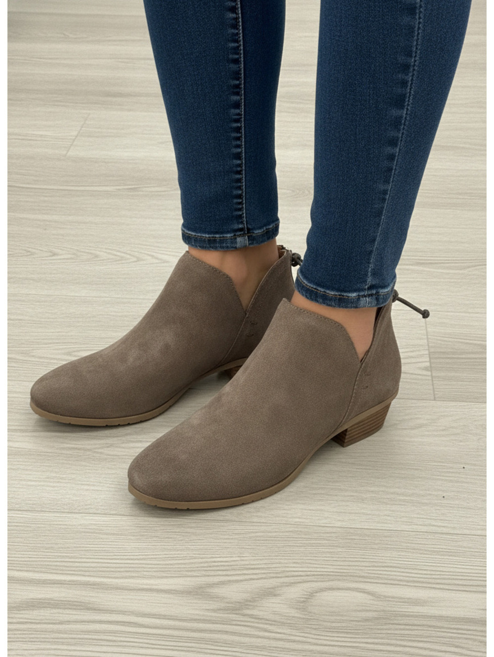 Kenneth Cole Reaction Side Way Concrete Brown Suede Ankle He